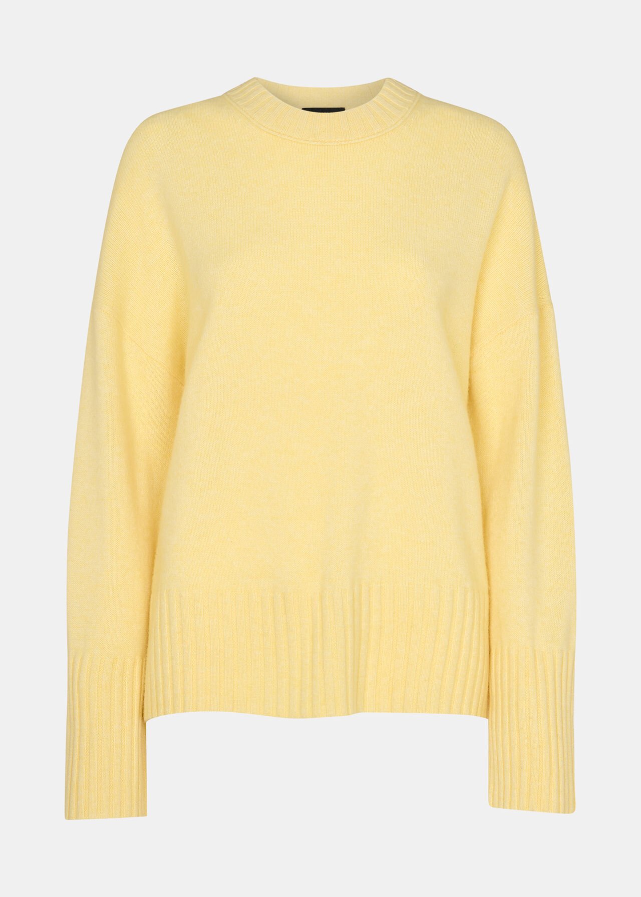 Wool Ribbed Cuff Knit