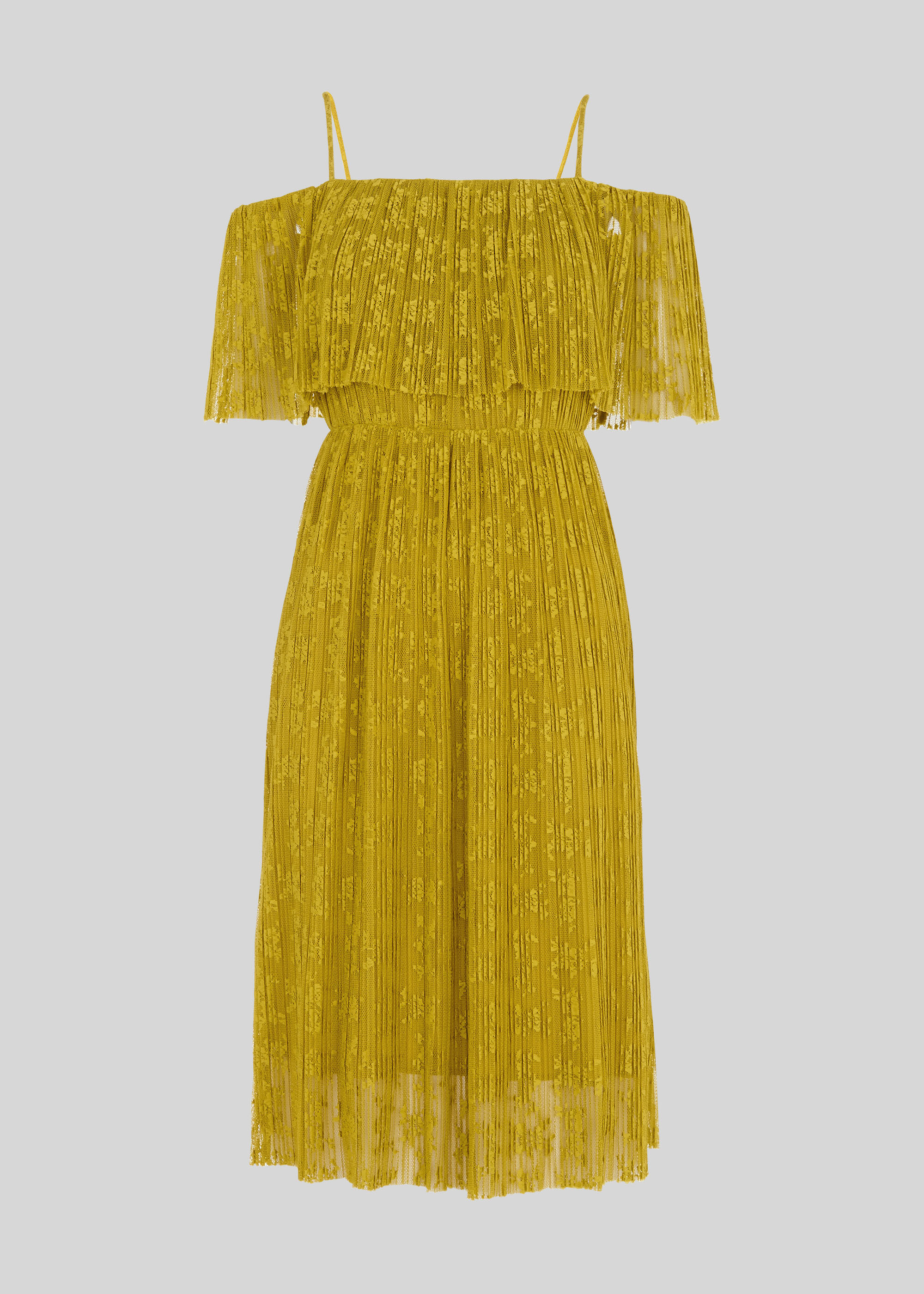 Whistles mustard best sale dress