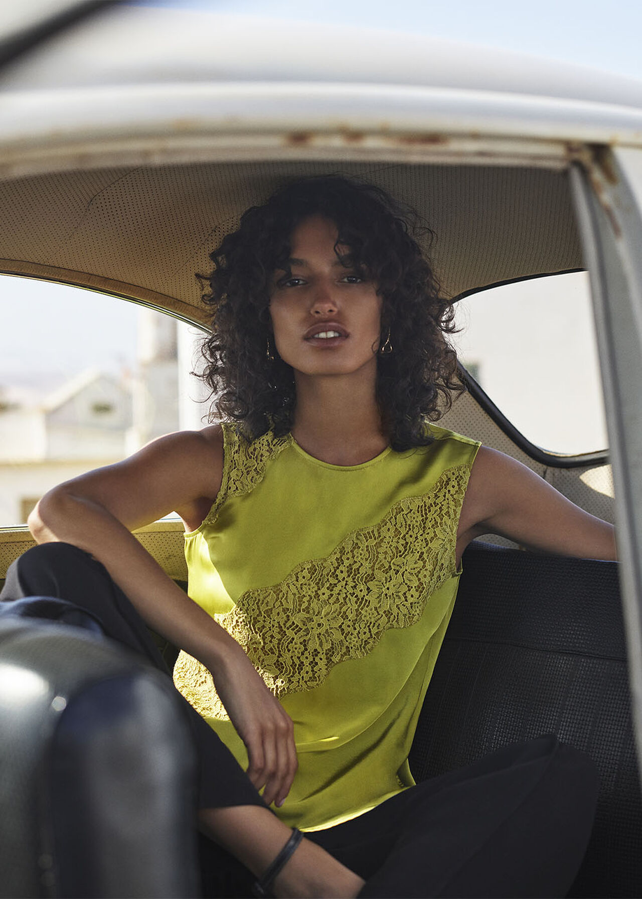 Immie Lace Detail Tank