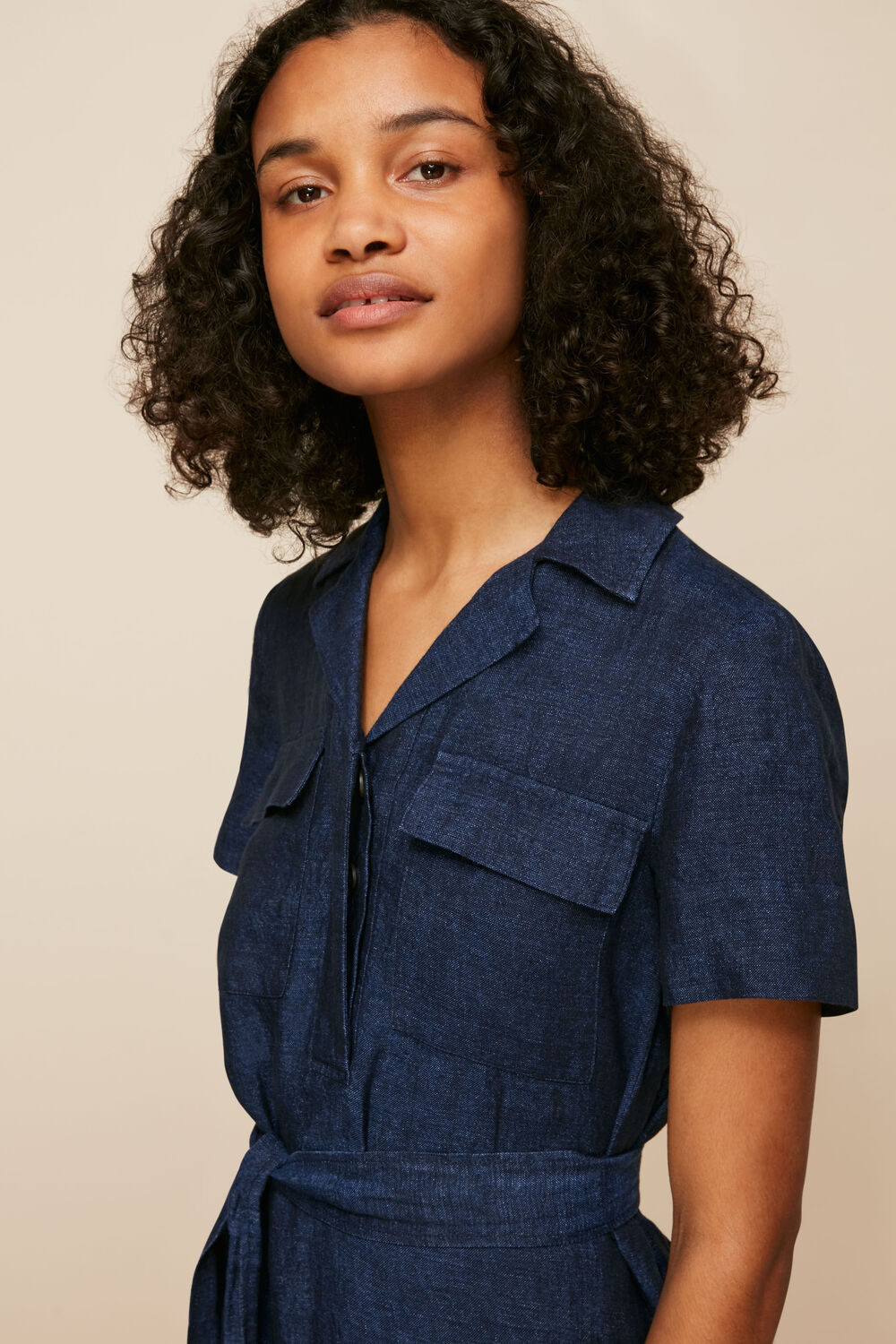 Easy Linen Shirt Dress