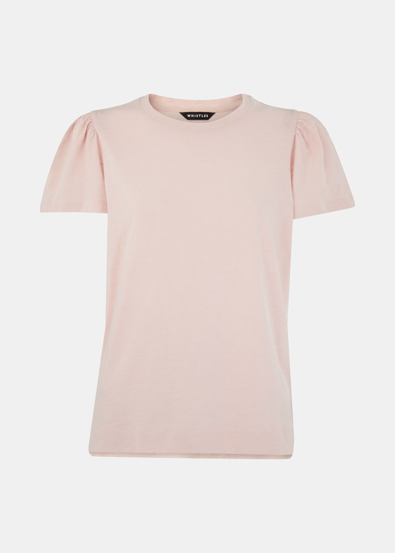Cotton Frill Sleeve T-Shirt