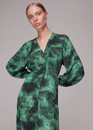 Photographic Animal Silk Dress