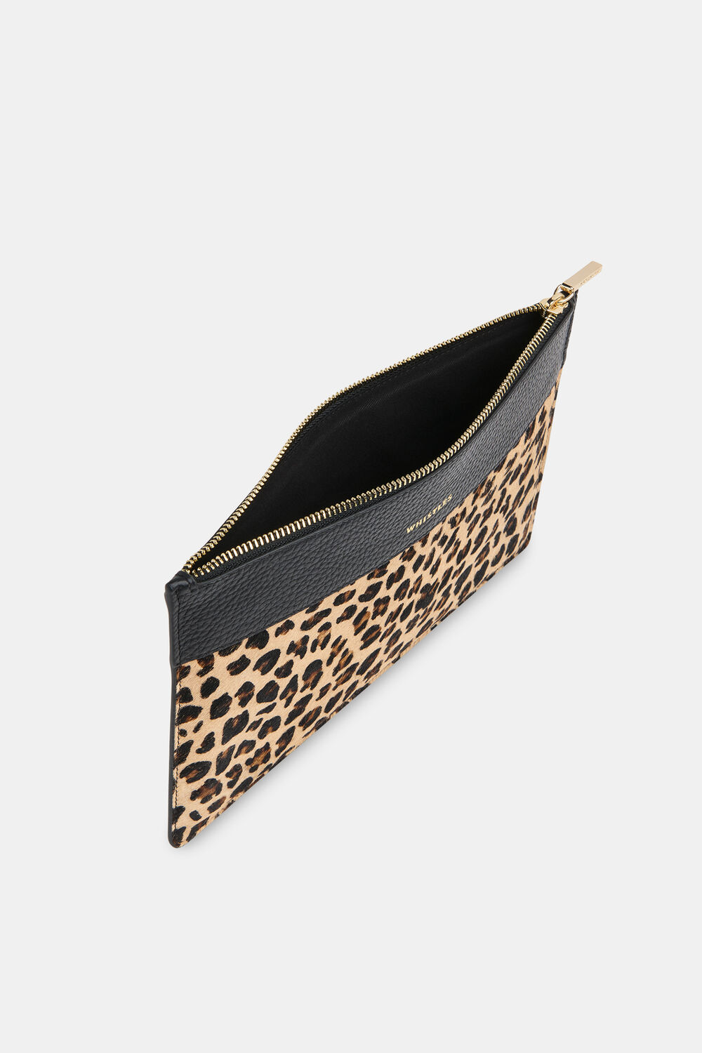 Leopard Panel Clutch