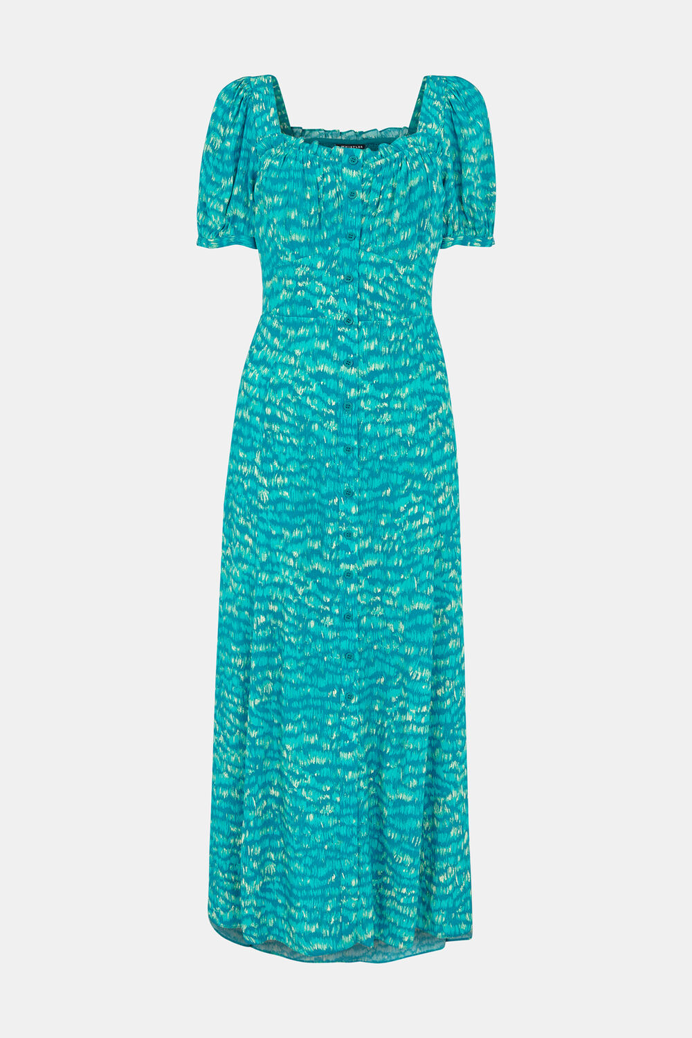 Sketched Grass Midi Dress