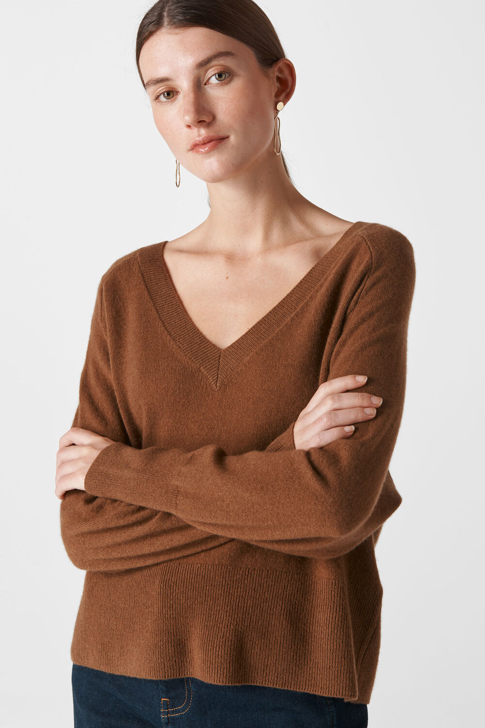 Sustainable Cashmere Jumper Camel