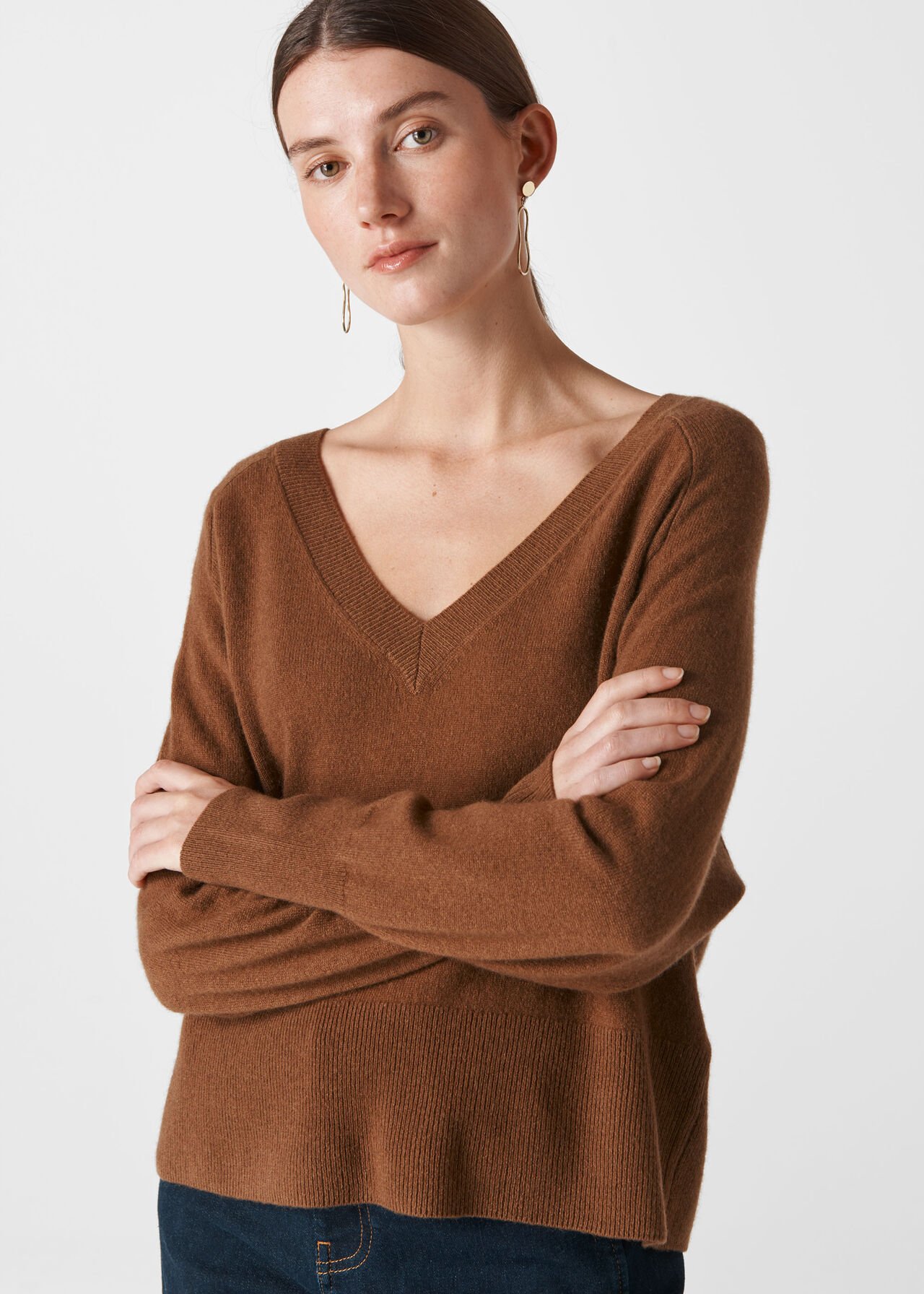 Sustainable Cashmere Jumper Camel