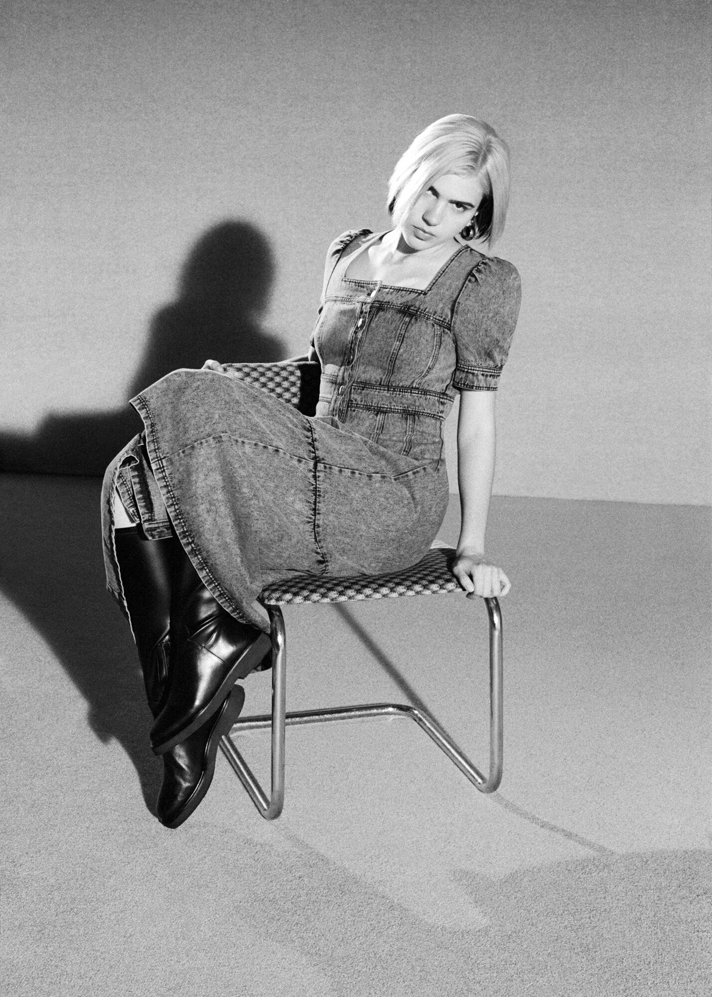 Acid Wash Acid Wash Denim Dress WHISTLES