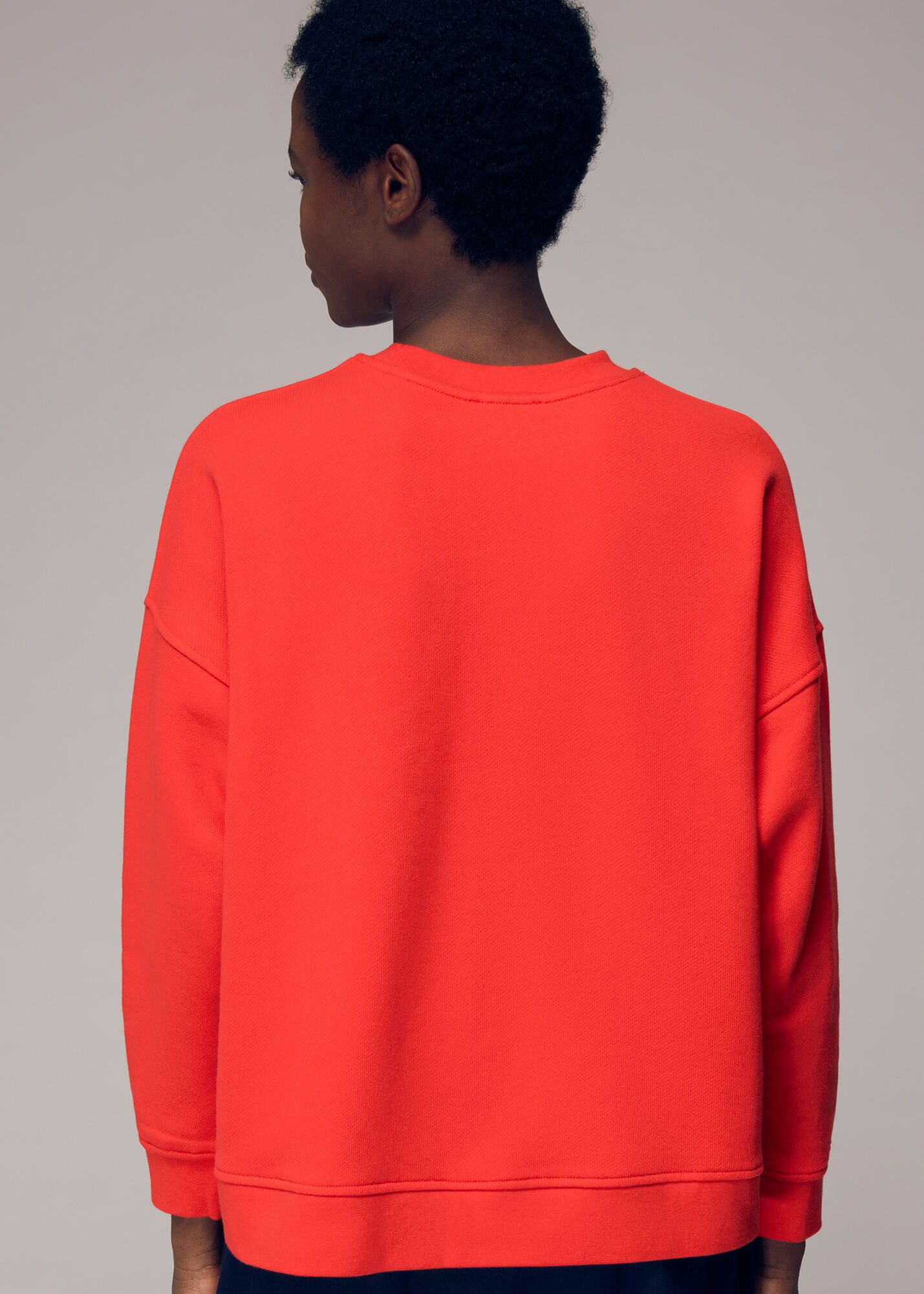 Red Love Logo Relaxed Sweatshirt