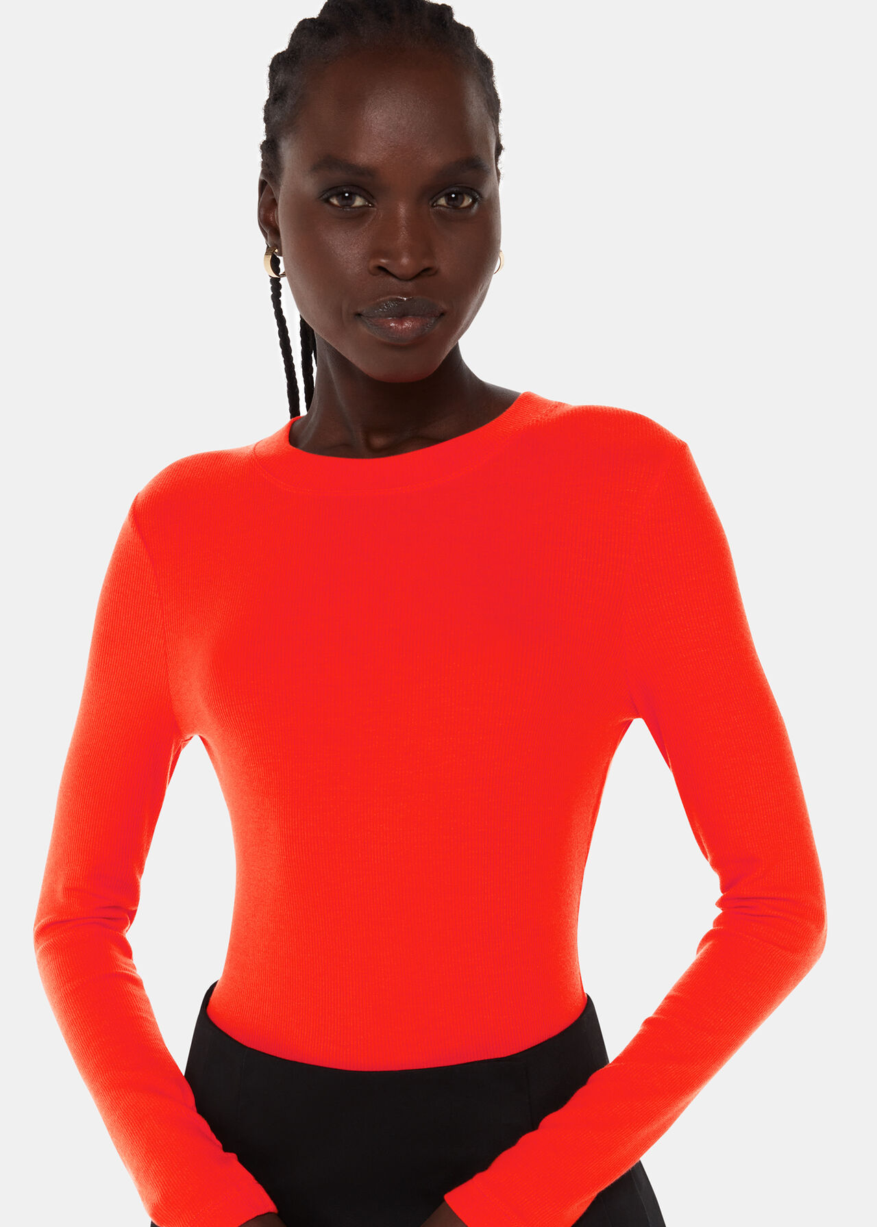Essential Ribbed Crew Neck