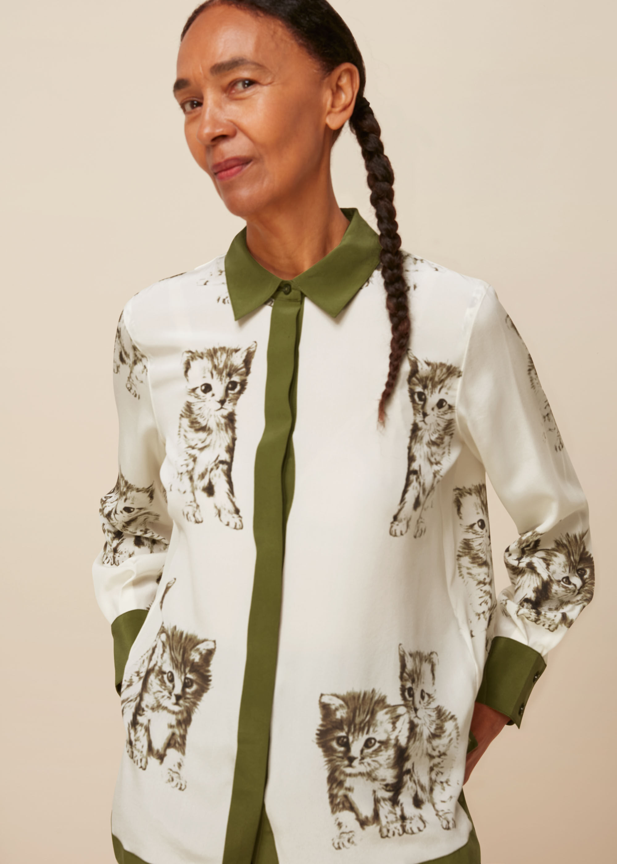 Cat blouse hotsell