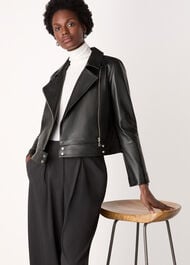 Clean Zip Leather Jacket