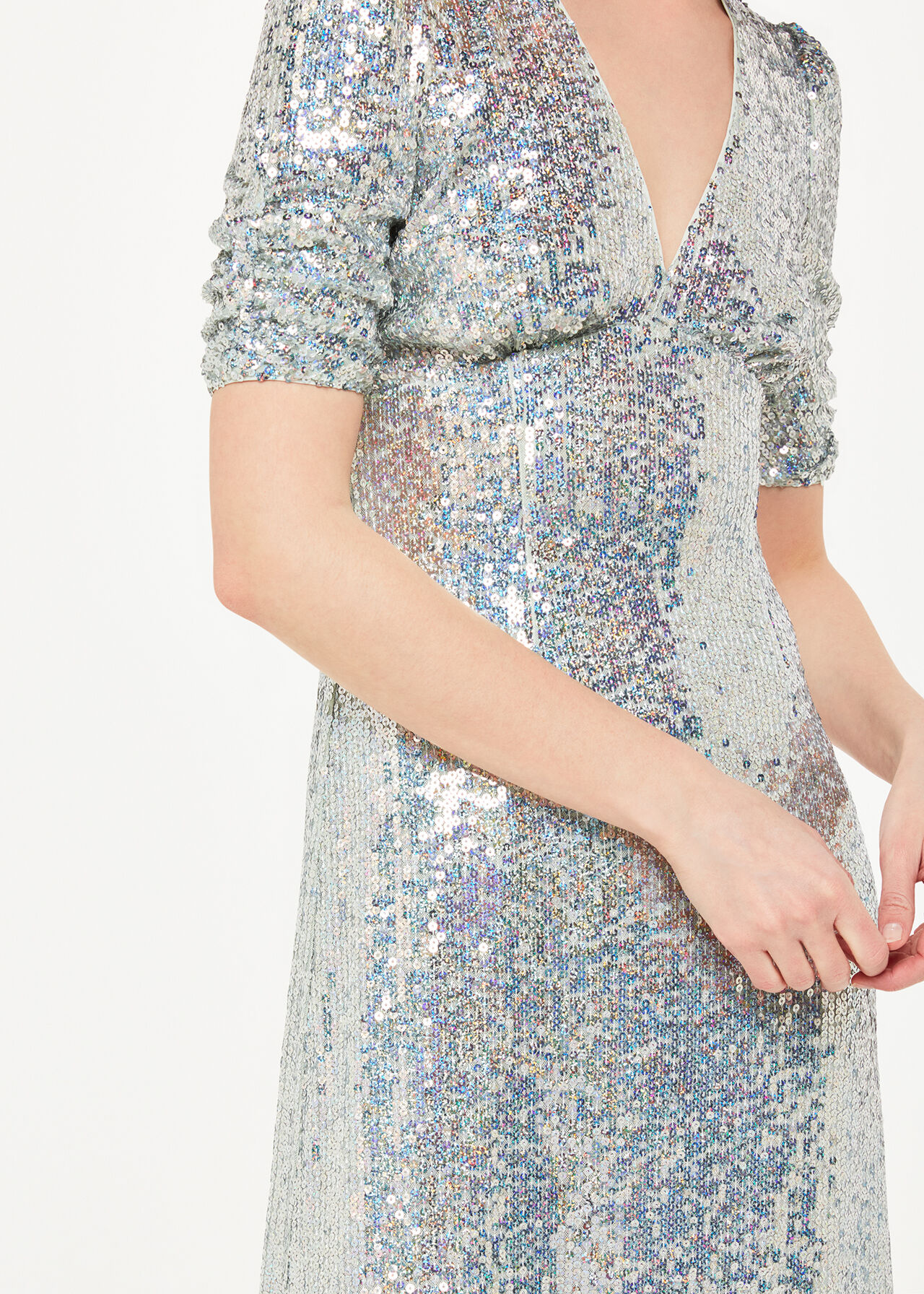 Sequin Midi Dress