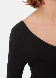 Essential Ribbed V Neck