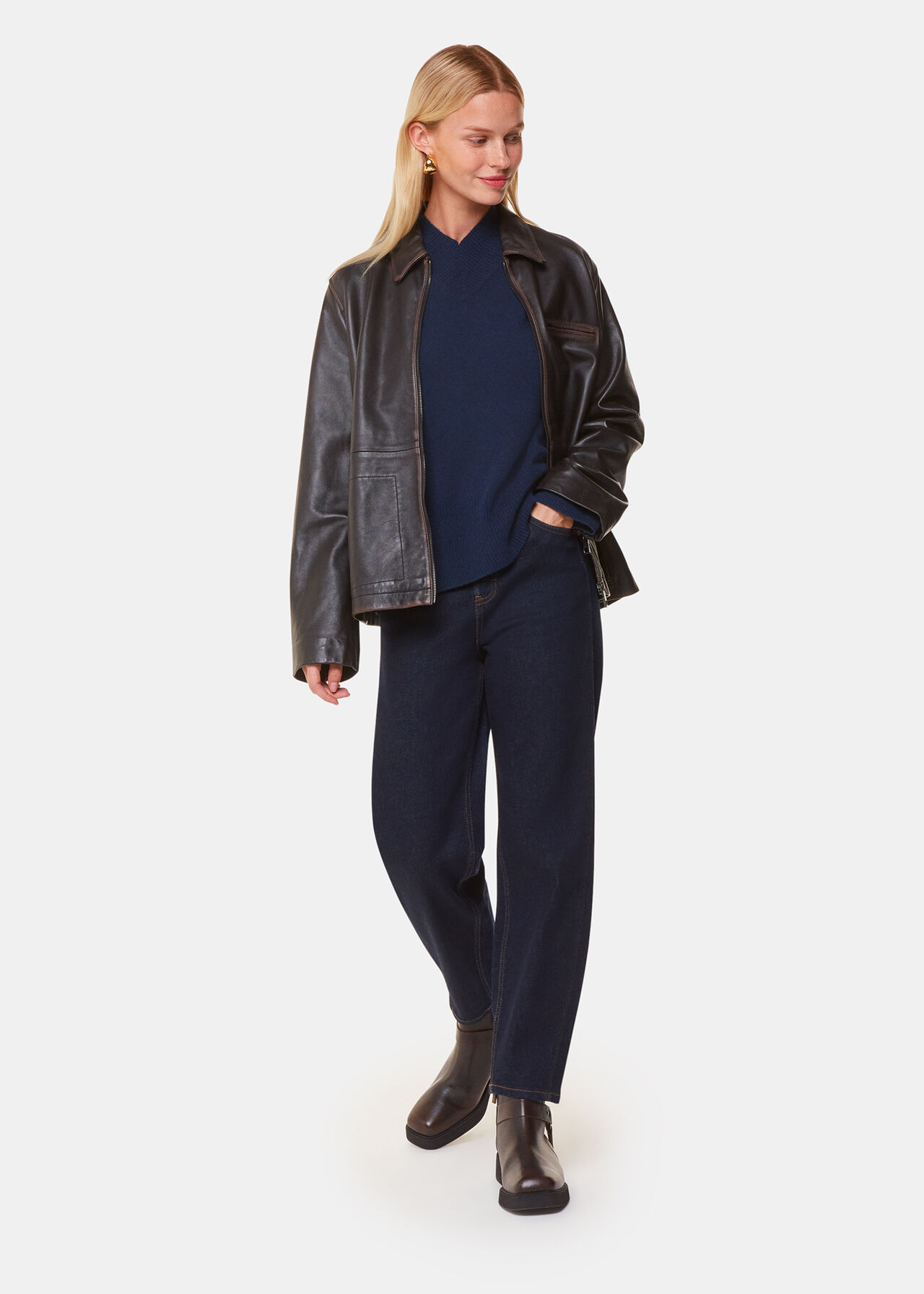 Cashmere V Neck Knit