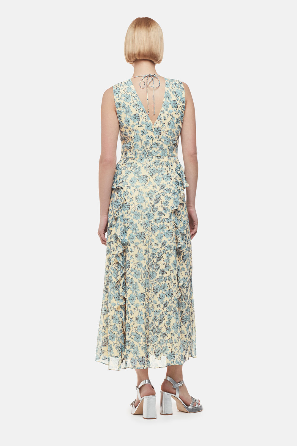 Blue Shaded Floral Nellie Dress