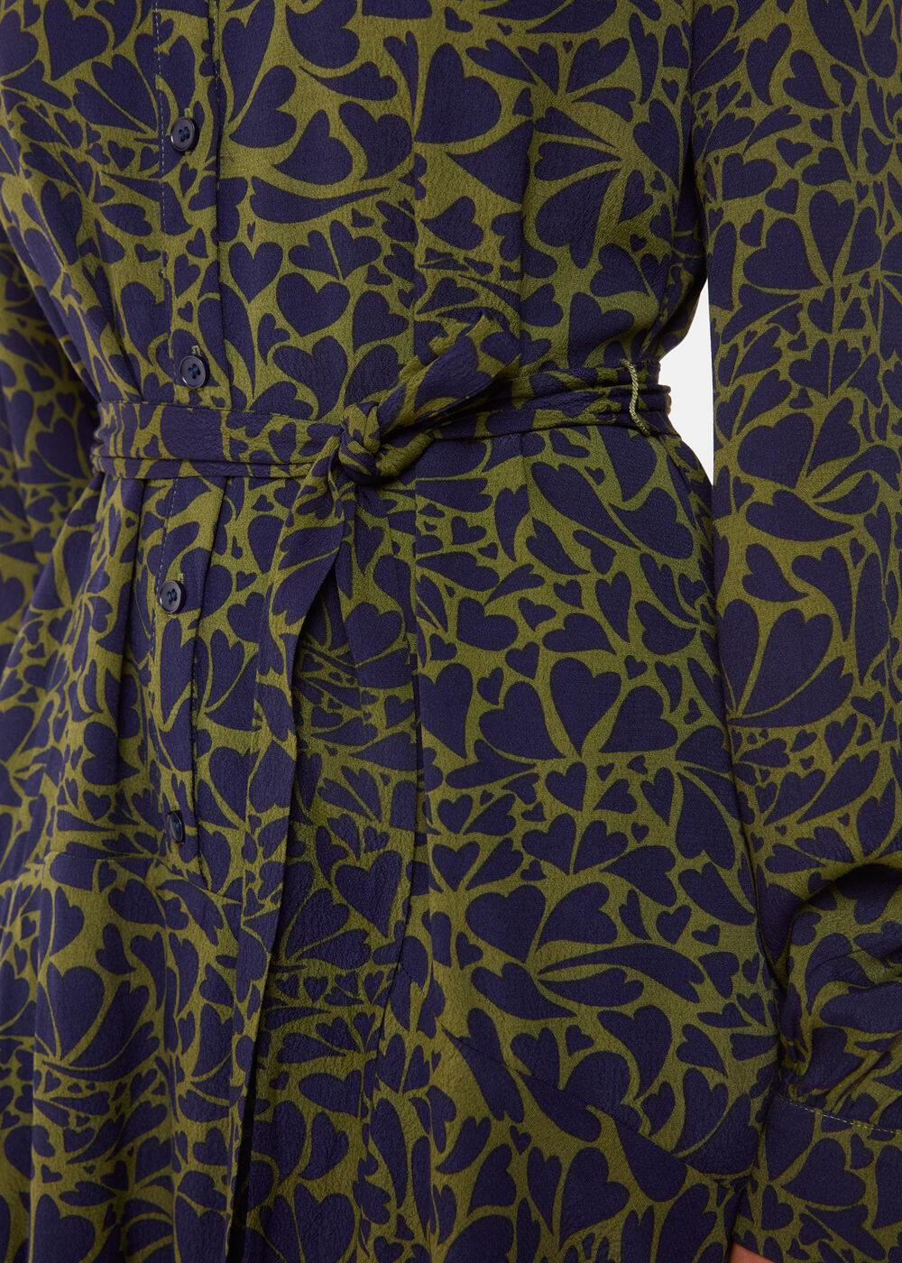 Abstract Petal Flippy Dress