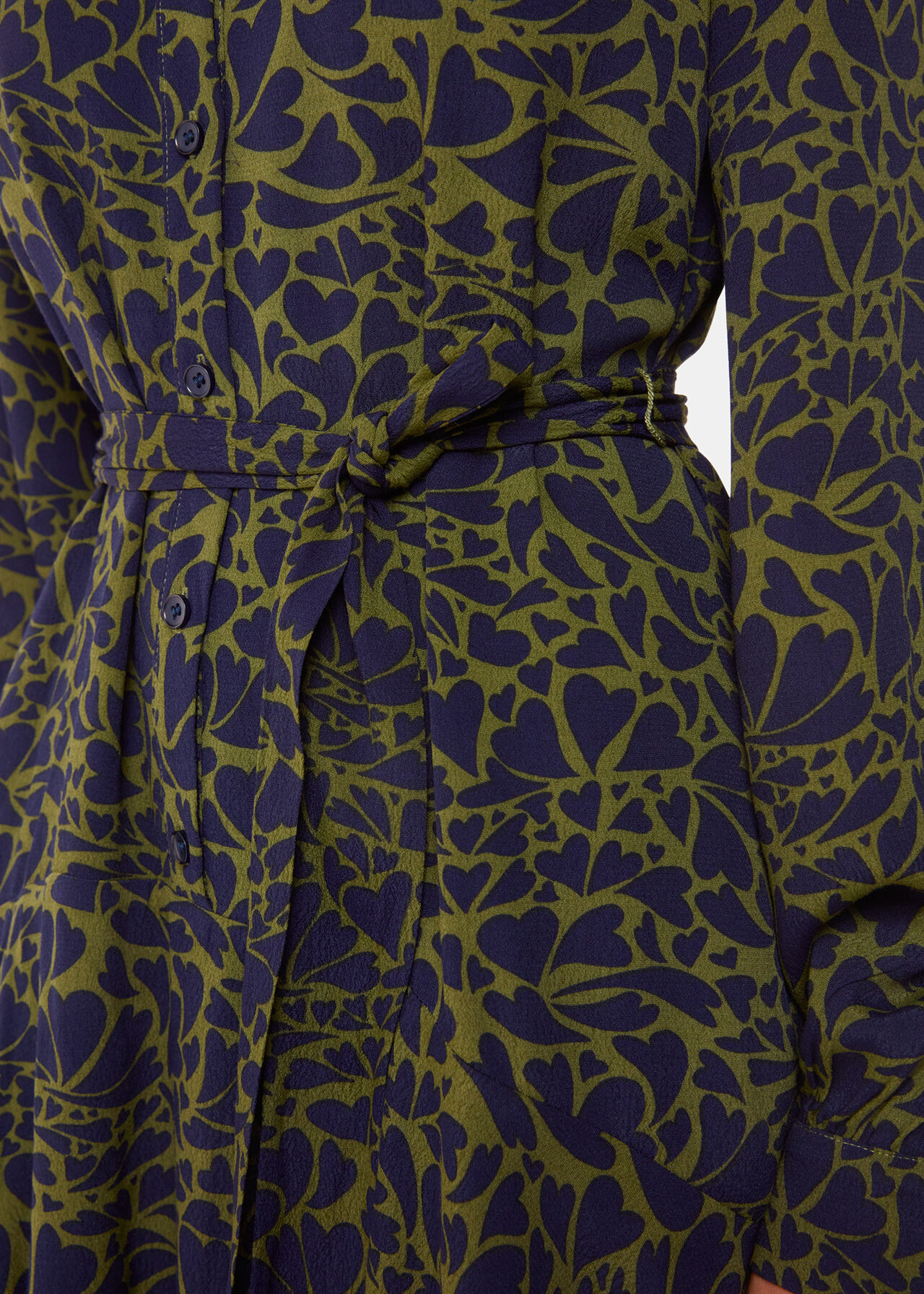 Abstract Petal Flippy Dress