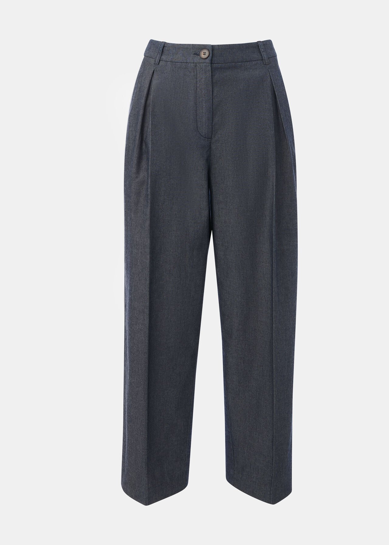 Indigo Barrel Leg Trouser