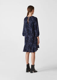 Renata Reed Print Dress