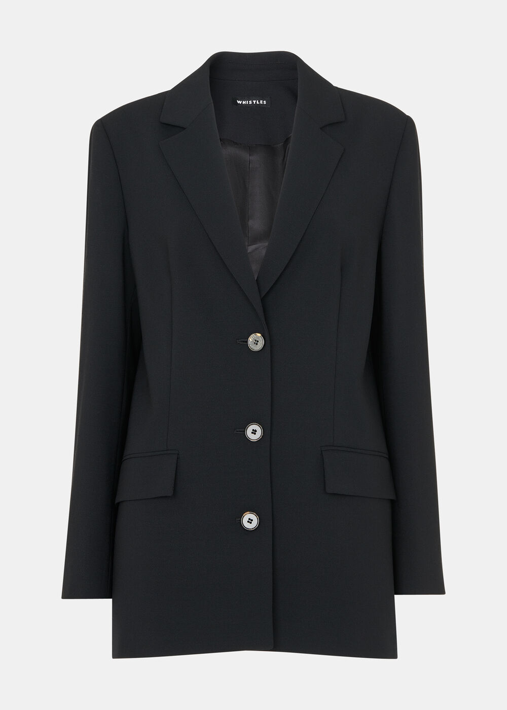 Black Amelie Wool Blend Coord