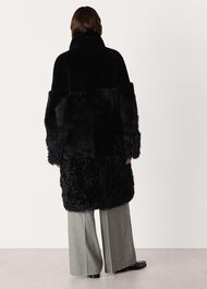 Cossma Shearling Longline Coat