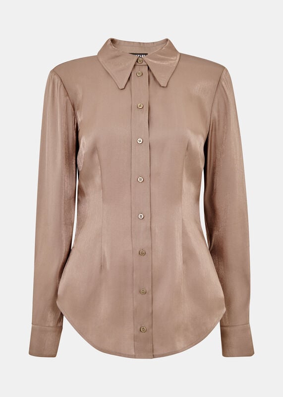 Pewter Tara Metallic Shirt