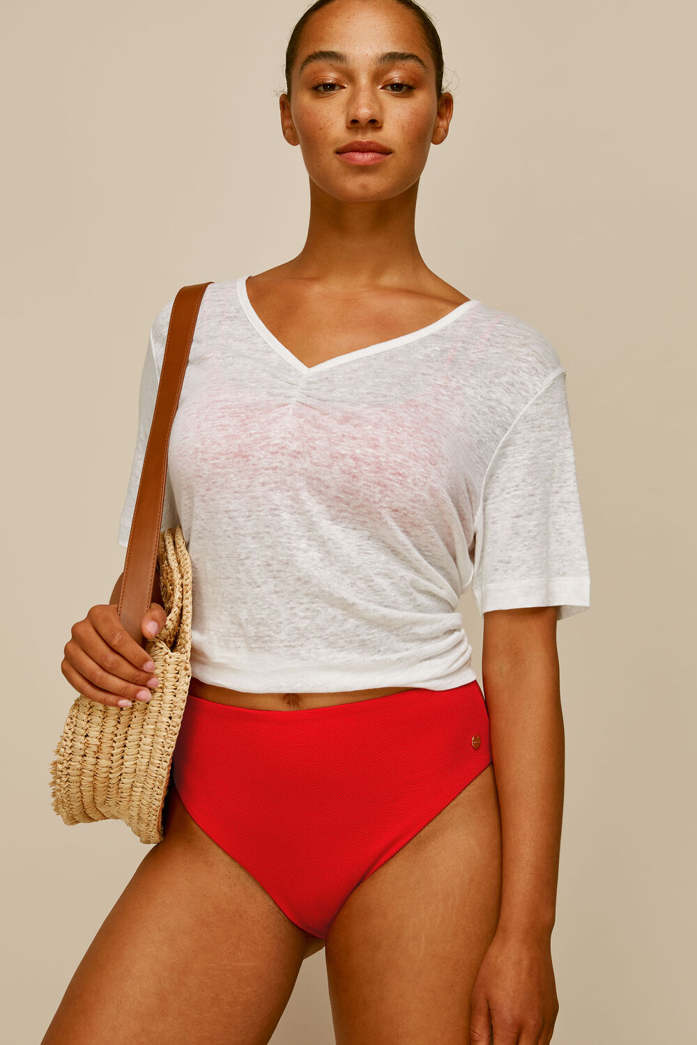 High Waisted Bikini Bottom