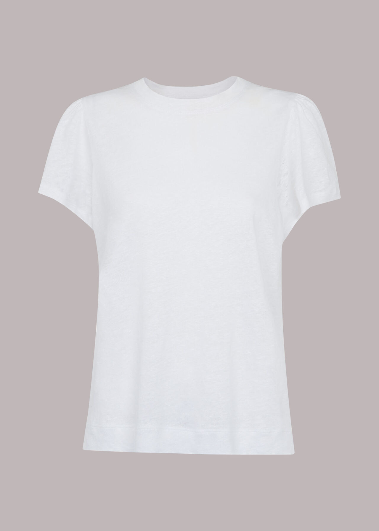 Linen Sleeve Detail Tee