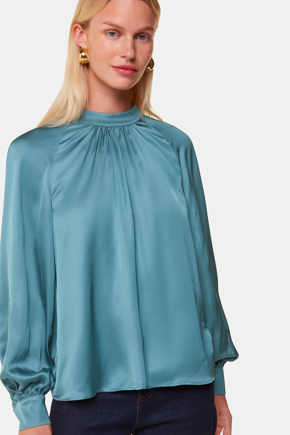 Lea Satin Blouse