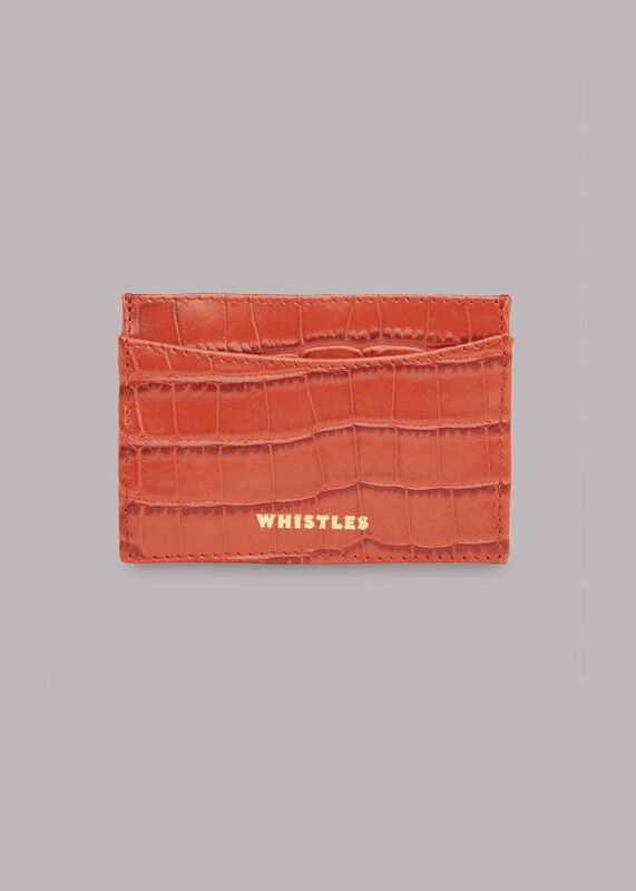 Shiny Croc Card Holder