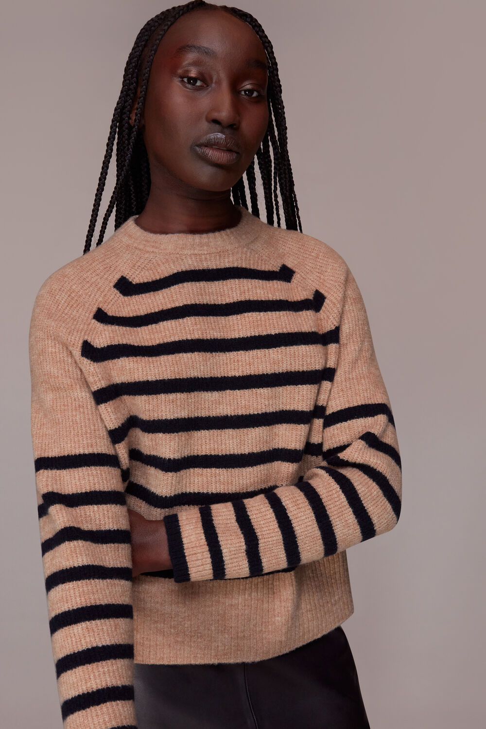 Eden Stripe Ribbed Jumper