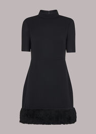 Fringe Detail Mini Dress