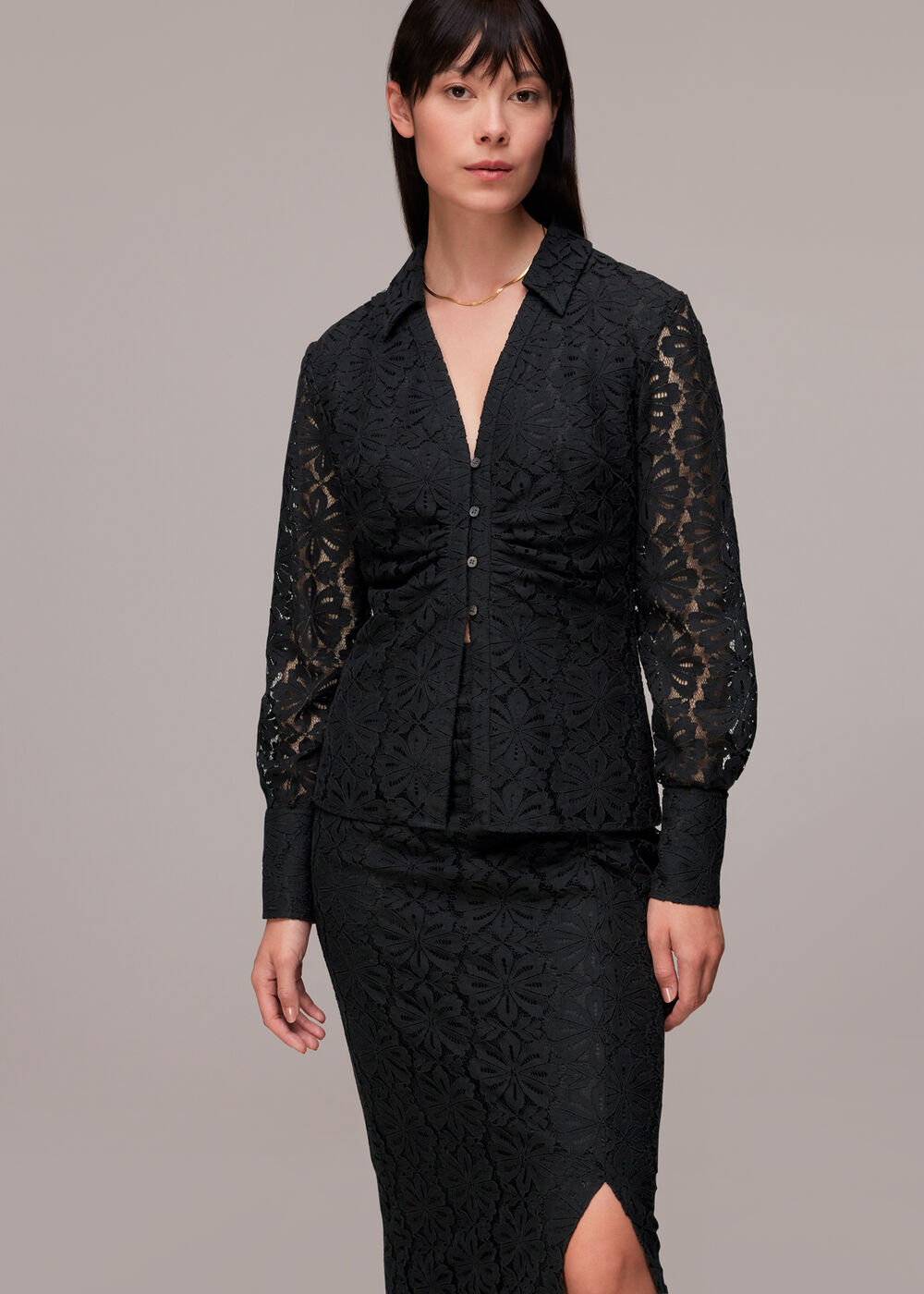 Amelia Lace Detail Shirt