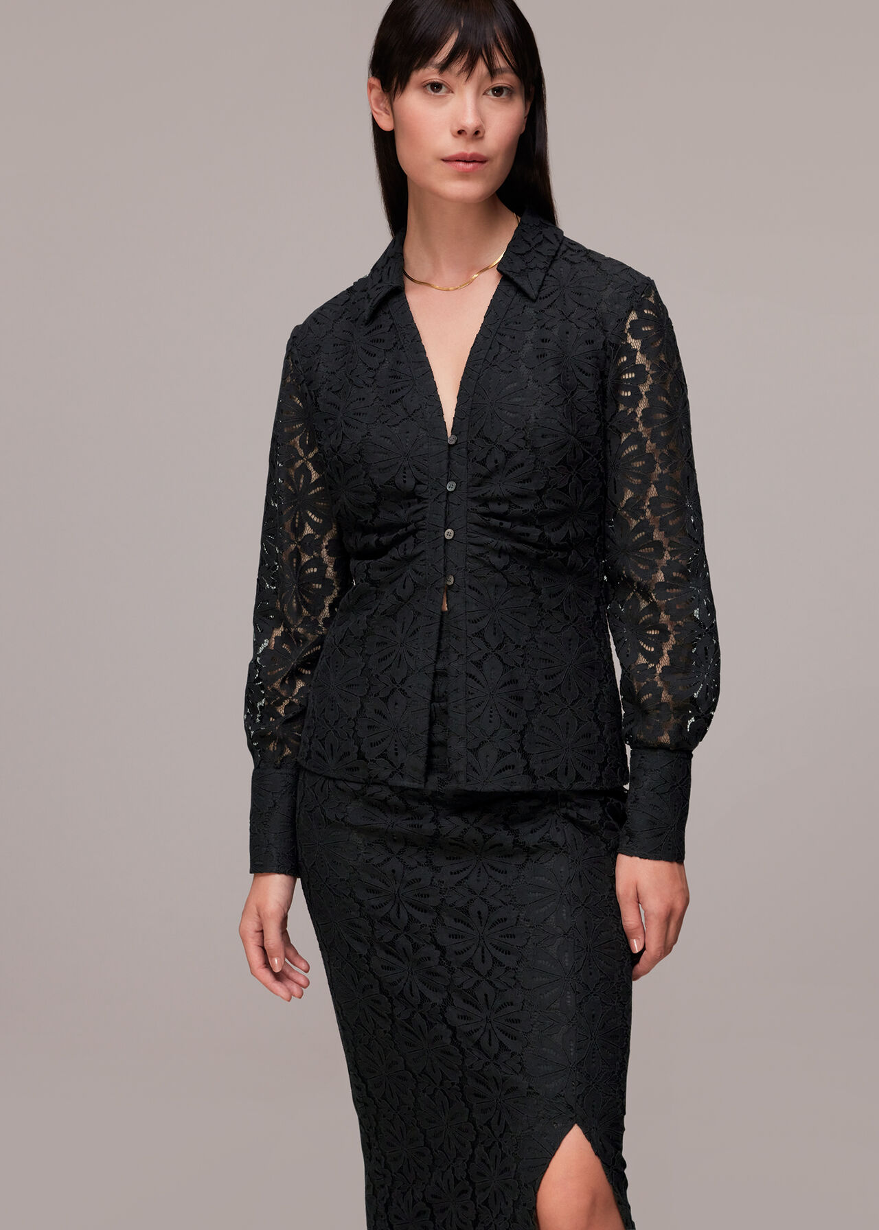 Amelia Lace Detail Shirt