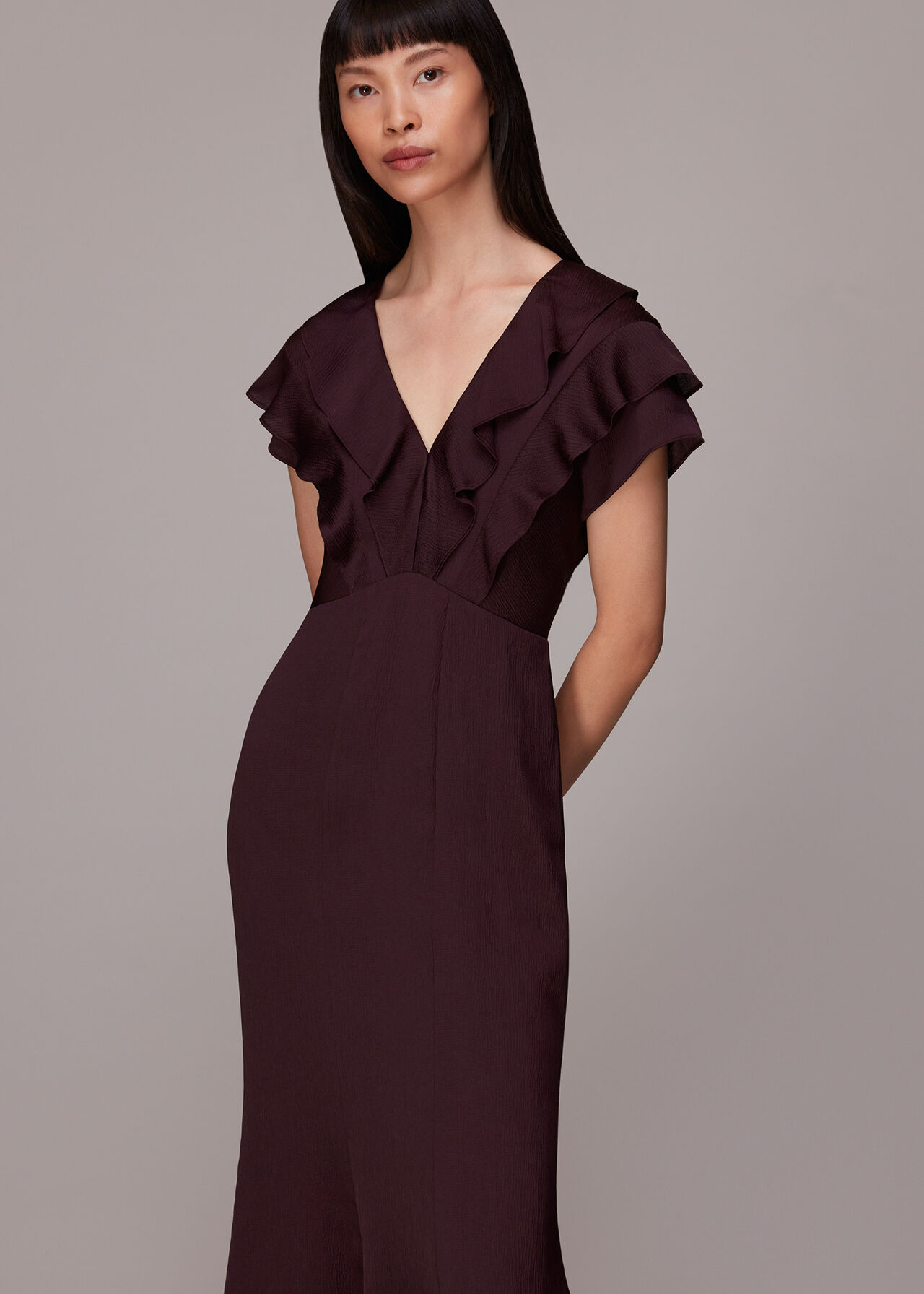 Adeline Frill Midi Dress