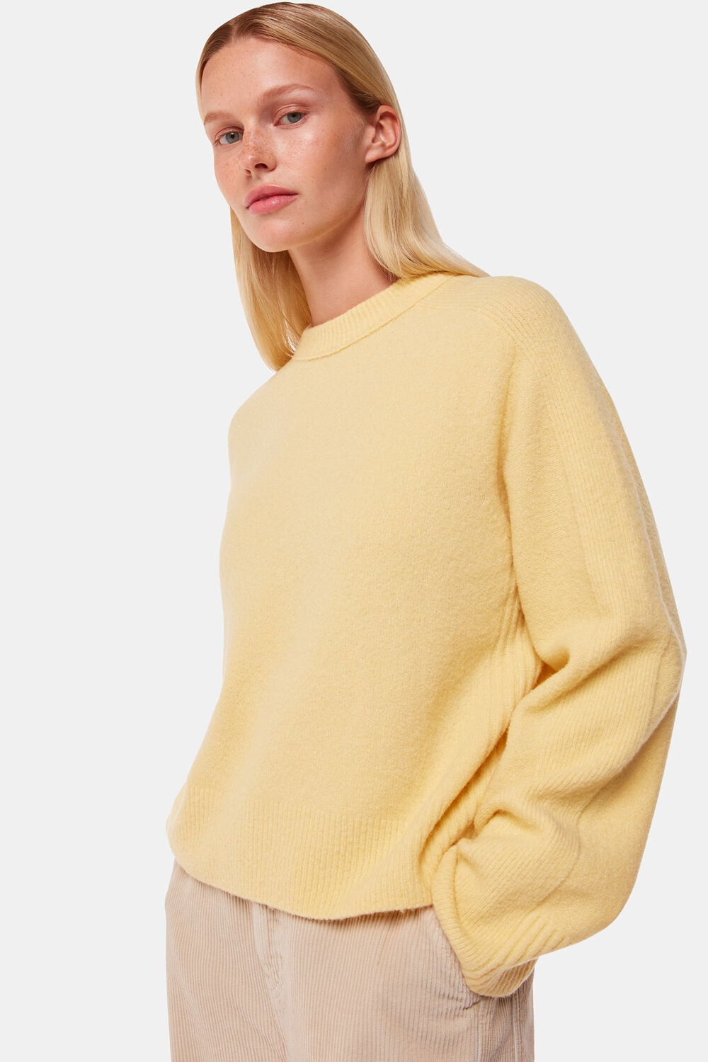 Alana Wool Mix Crew Neck
