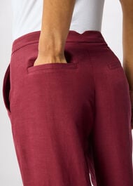 Petite Full Length Pintuck Trouser