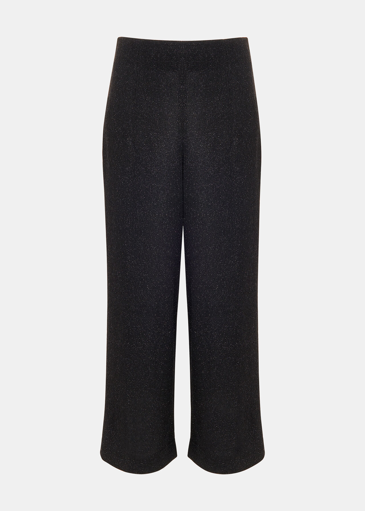 Black/Multi Eva Sparkle Cropped Trouser | WHISTLES