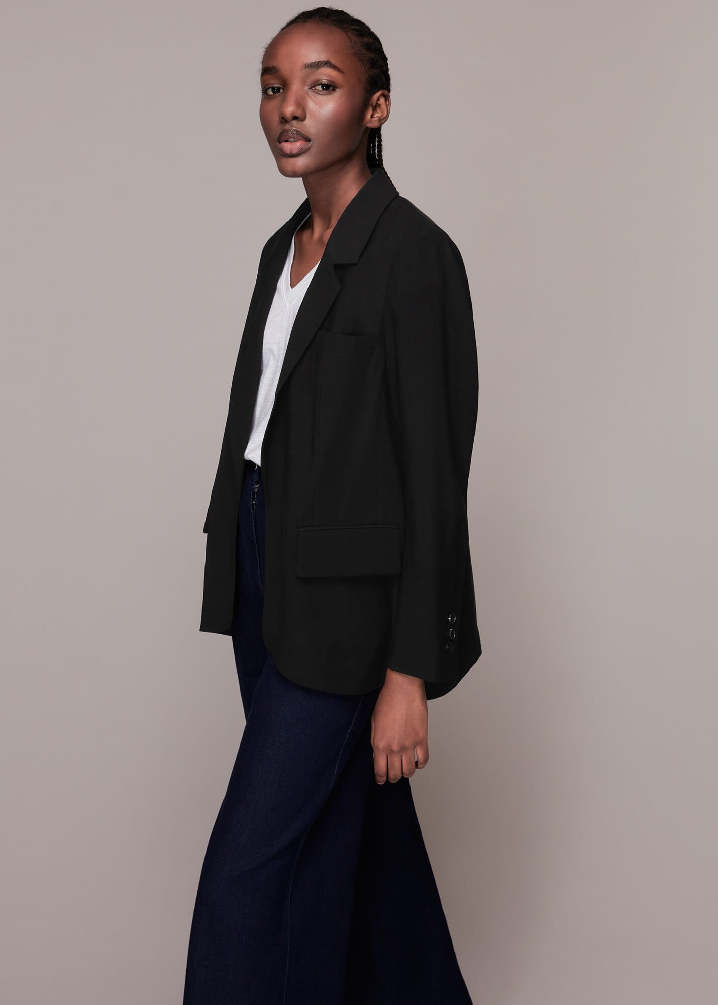 Whistles black blazer sale