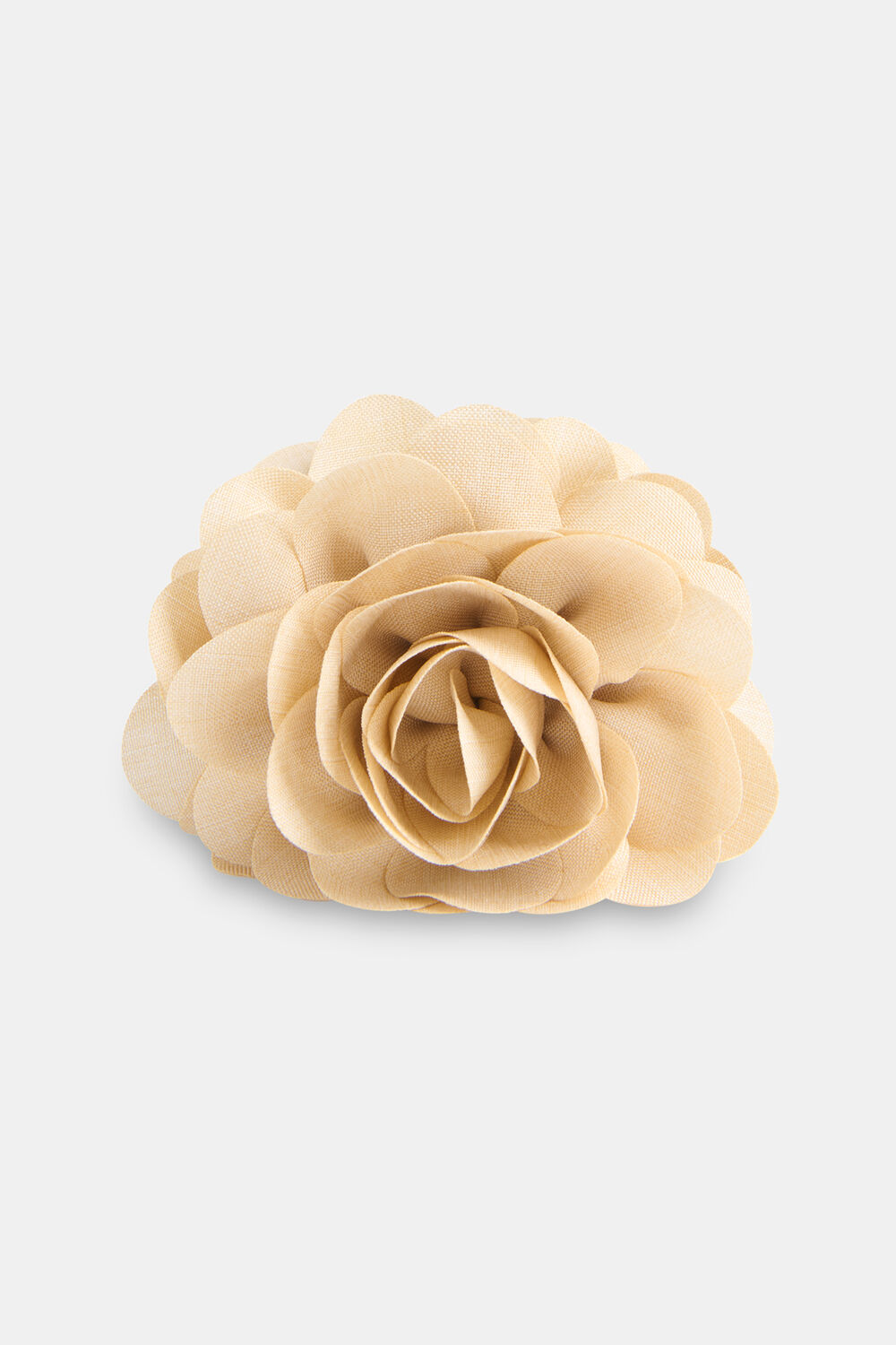 Neutral Flower Claw Clip