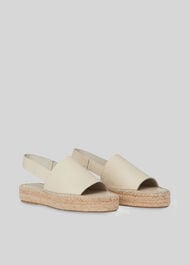 Nile Slingback Espadrille White