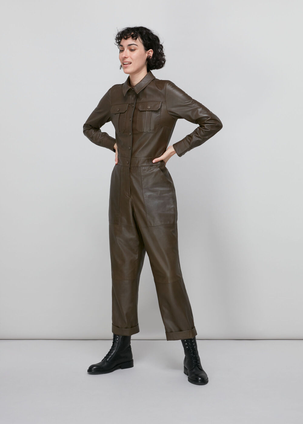 Leather Boilersuit