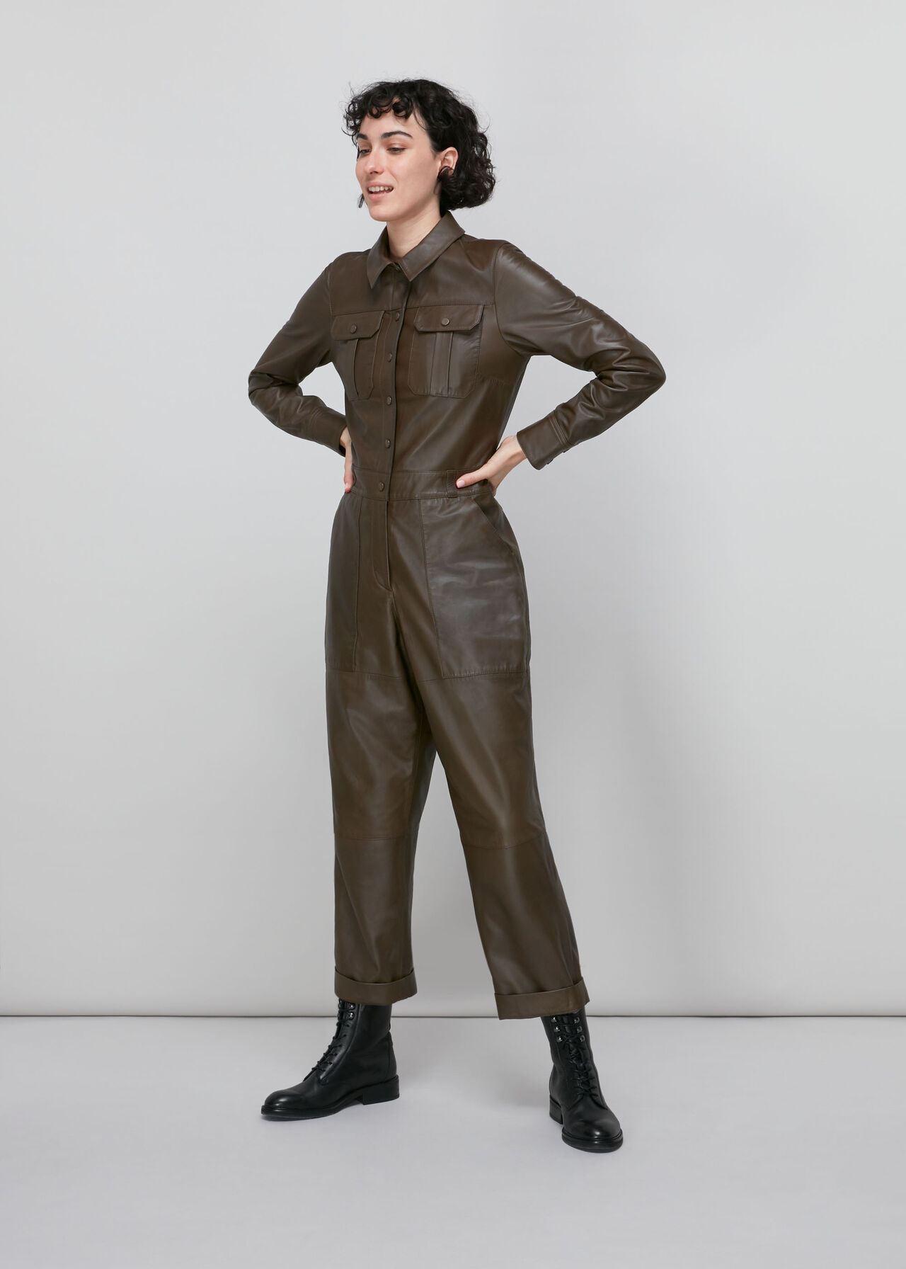 Leather Boilersuit