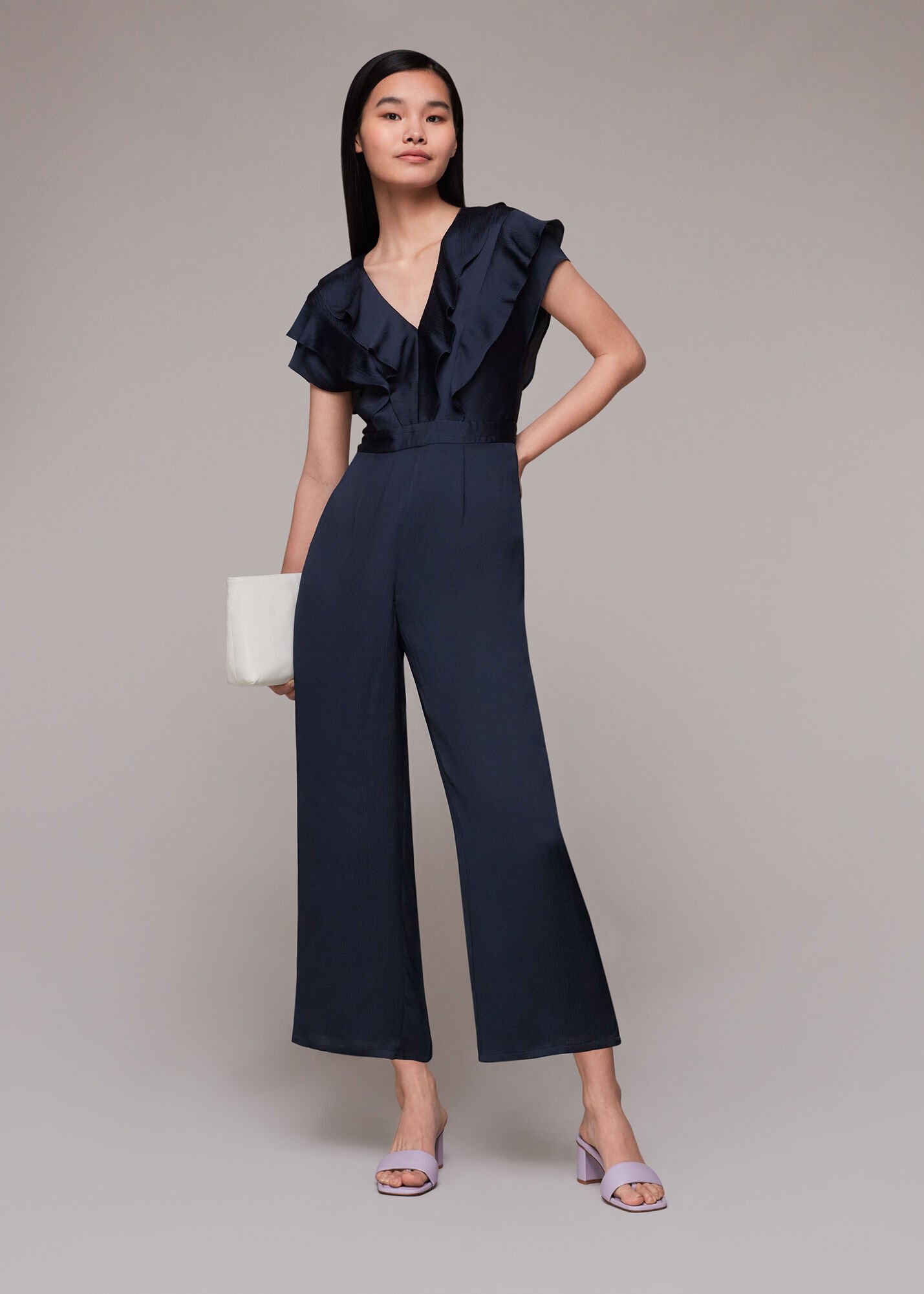 Womens hot sale jumpsuit navy