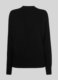 Dolman Silk Mix Knit Black