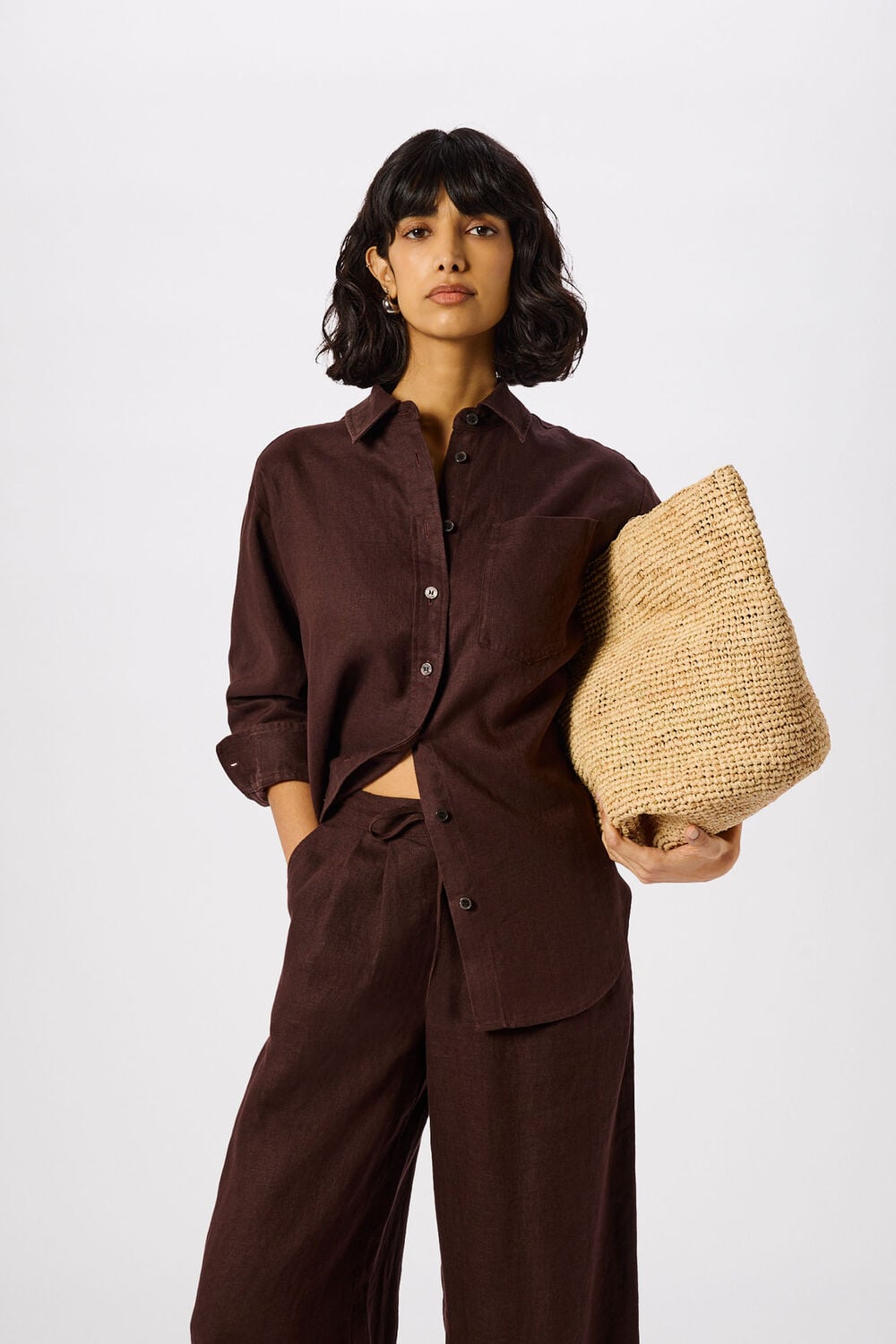 Brown Ultimate Linen Shirt