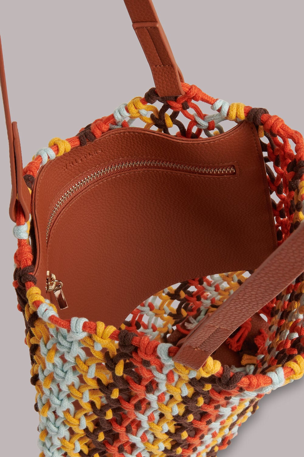 Chaya Striped Crochet Tote Bag