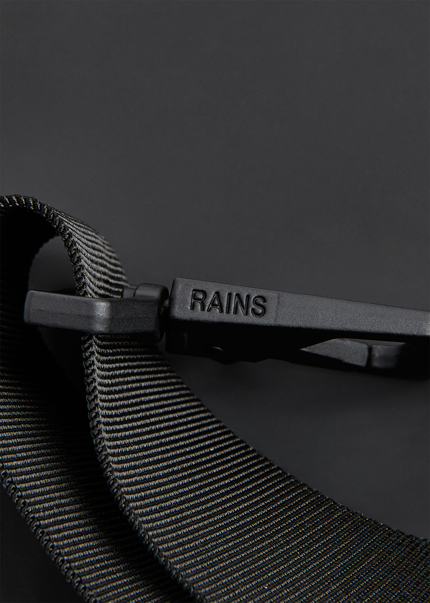 Rains small tote bag in black clearance