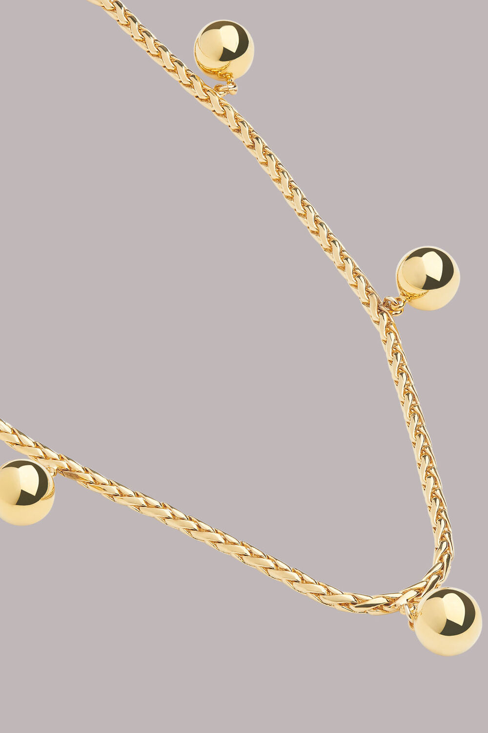 Multi Sphere Pendant Necklace