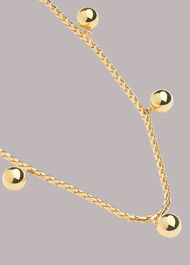 Multi Sphere Pendant Necklace